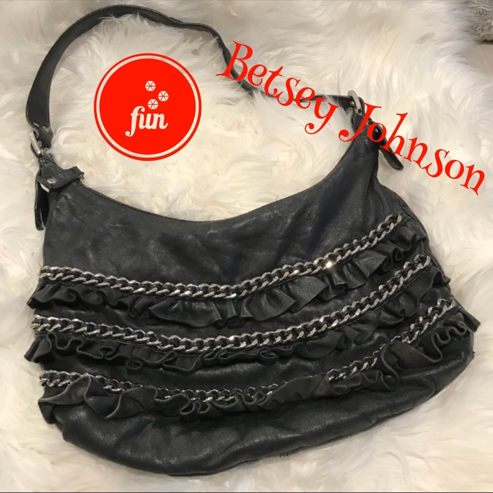 🌻 Betsey Johnson Chain Link Event Handbag